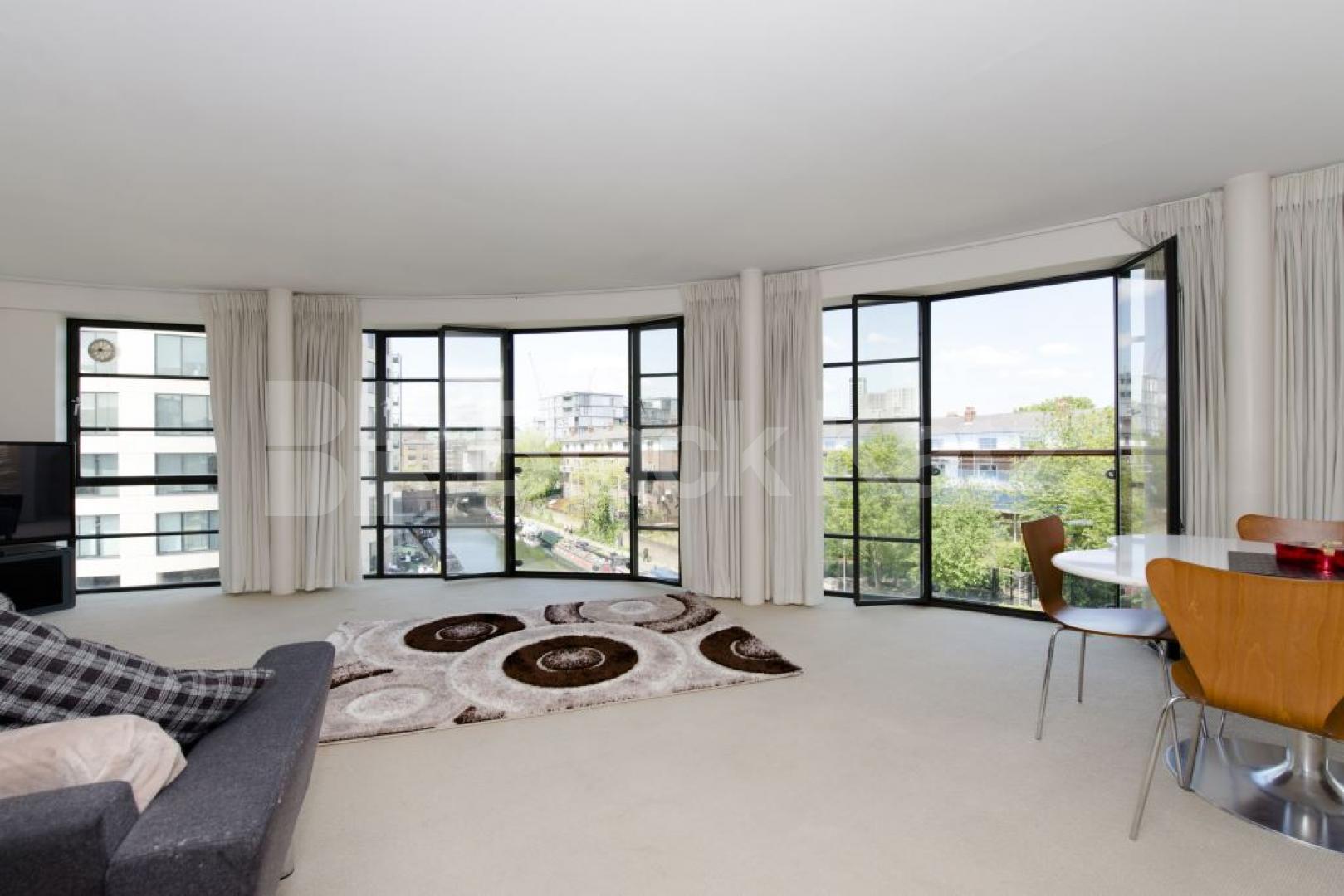 			CANALSIDE 2 BEDROOM APARTMENT, 2 Bedroom, 1 bath, 1 reception Apartment			 Ice Wharf, Kings Cross